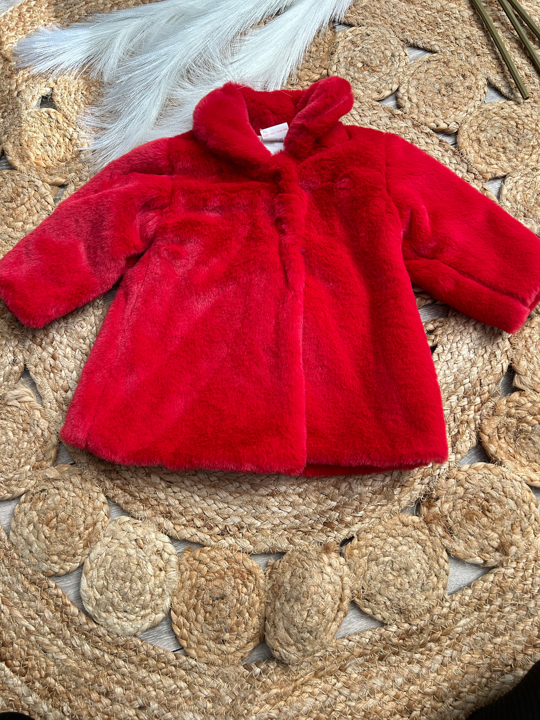 Baby Girls Fur Coat
