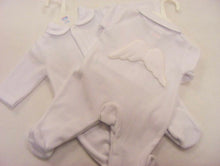 Load image into Gallery viewer, Angel Wing Velour Baby Grow
