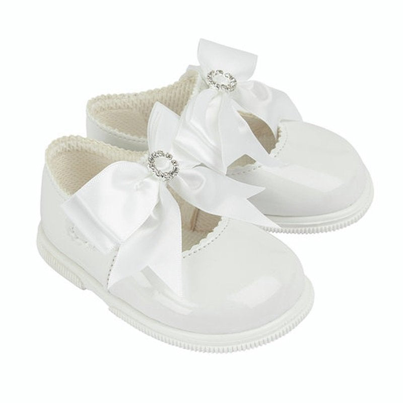 Baby Girls Baypod Diamante Hard Sole Shoes